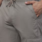 Jainish Men's Casual Cotton Solid Cargo Pants - Light-Grey - Swadesiicart
