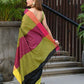 Beatitude Black Cotton Handloom Saree
