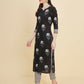 Designer Stylish black Cotton Stitched Suit With Dupatta - Tanisha | Swadesiicart