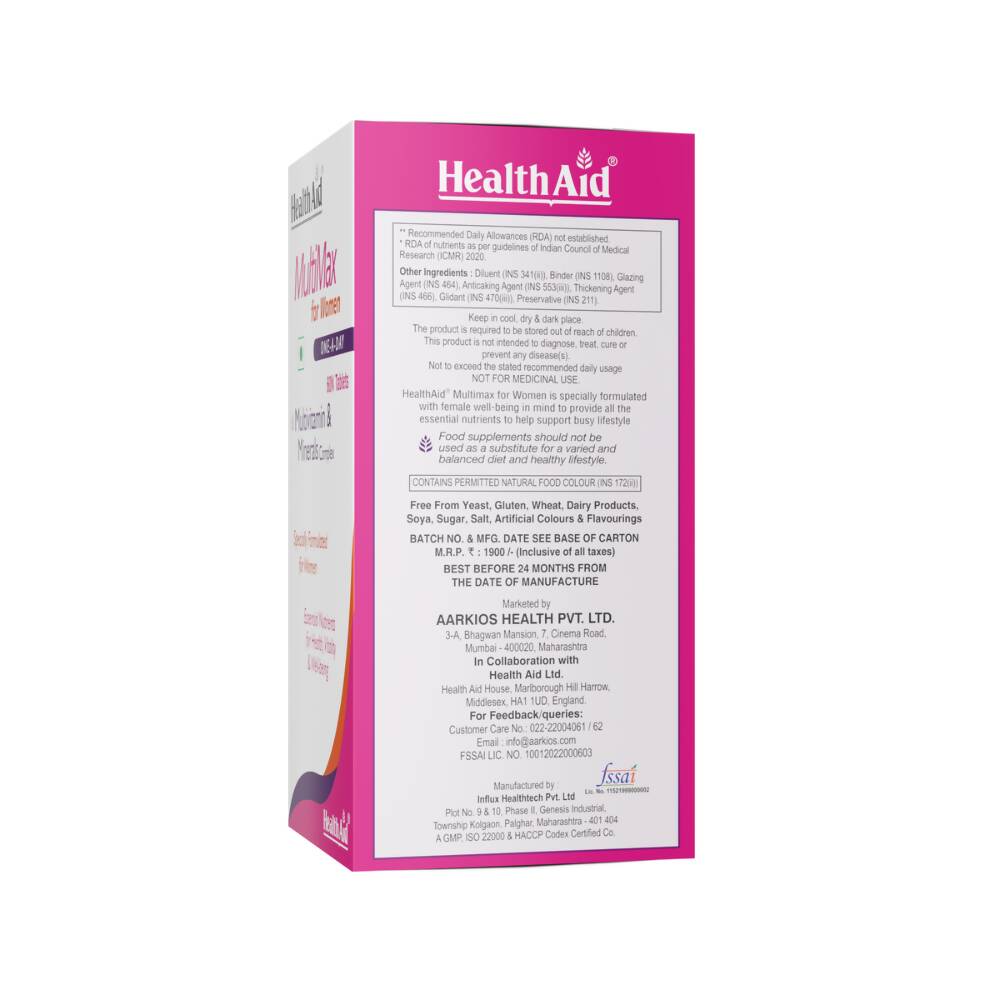 HealthAid MultiMax Tablets for Women - Swadesiicart
