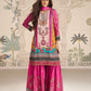 Aarshi Fashions Pink Heavy Crepe Digital Print Full Stitched Palazzo Suits
