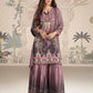 Aarshi Fashions Lilac Heavy Crepe Digital Print Full Stitched Palazzo Suits