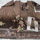 Aarshi Fashions Brown Heavy Crepe Digital Print Full Stitched Palazzo Suits