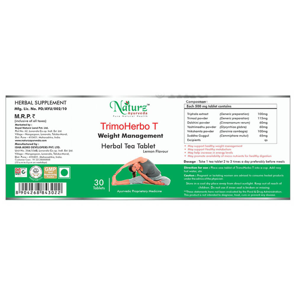 Naturz Ayurveda TrimoHerbo T Tablets | Swadesiicart