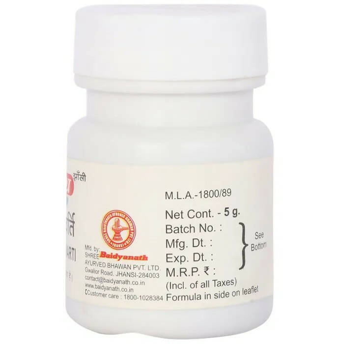Baidyanath Jhansi Chandrodayavarti Tablets - Swadesiicart