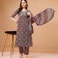 Alia Cut Embroidered & Printed Kurta With Pant & Dupatta, Multicolor - Hiral Fashion