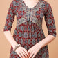 Alia Cut Embroidered & Printed Kurta With Pant & Dupatta, Multicolor - Hiral Fashion