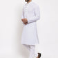 Jompers Men White Embroidered Kurta Only | Swadesiicart