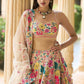 Jyoti Fashion Multicolor Thread & 5mm Sequence Embroidery Georgette Lehenga Choli with Dupatta | Swadesiicart