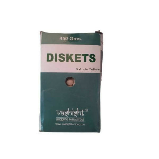 Vashisht Homeopathy Diskets - 5 Grain Yellow | Swadesiicart