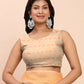 Shree Shyam Fashion Linen Cotton Orange Saree