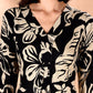 Botanical Printed Co Ords Set, Black - Hiral Fashion