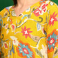 Botanical Printed Co Ords Set, Yellow - Hiral Fashion