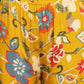 Botanical Printed Co Ords Set, Yellow - Hiral Fashion