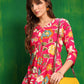 Botanical Printed Co Ords Set, Rani - Hiral Fashion