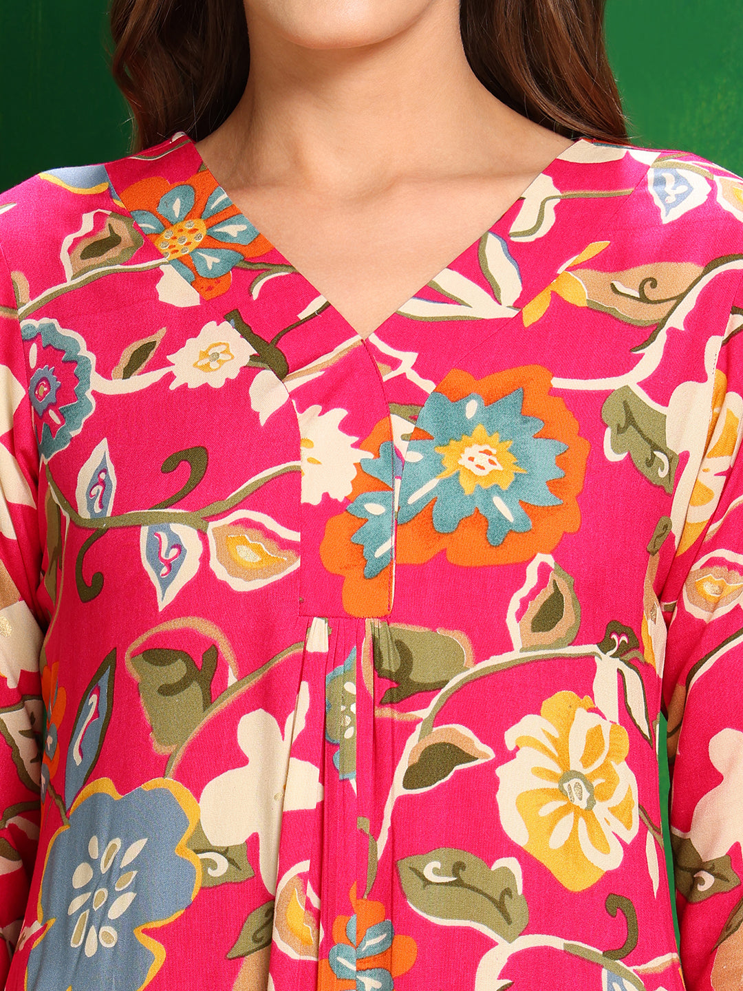 Botanical Printed Co Ords Set, Rani - Hiral Fashion