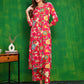 Botanical Printed Co Ords Set, Rani - Hiral Fashion
