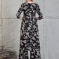 Botanical Printed Kurta With Palazzo Co-Ords Set, Black - Hiral Fashion