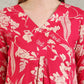 Botanical Printed Kurta With Palazzo Co-Ords Set, Pink - Hiral Fashion