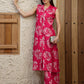 Botanical Printed Co Ords Set, Pink - Hiral Fashion