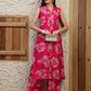Botanical Printed Co Ords Set, Pink - Hiral Fashion