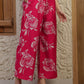 Botanical Printed Co Ords Set, Pink - Hiral Fashion