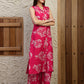 Botanical Printed Co Ords Set, Pink - Hiral Fashion