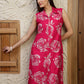 Botanical Printed Co Ords Set, Pink - Hiral Fashion