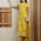 Botanical Printed Co Ords Set, Mustard - Hiral Fashion
