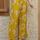 Botanical Printed Co Ords Set, Mustard - Hiral Fashion