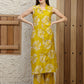 Botanical Printed Co Ords Set, Mustard - Hiral Fashion