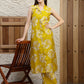 Botanical Printed Co Ords Set, Mustard - Hiral Fashion