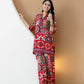 Boho Printed Co-Ord Set, Pink - Hiral Fashion