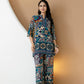 Boho Printed Co-Ord Set, Teal - Hiral Fashion