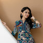 Boho Printed Co-Ord Set, Teal - Hiral Fashion