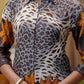 Animal & Floral Motifs Printed Ethnic Co-Ord Set, Grey - Hiral Fashion