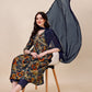Alia Cut Printed & Embroidered Kurta With Pant & Dupatta Set, Multicolor - Hiral Fashion