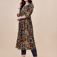 Alia Cut Printed & Embroidered Kurta With Pant & Dupatta Set, Multicolor - Hiral Fashion