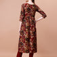 Alia Cut Printed & Embroidered Kurta With Pant & Dupatta Set, Multicolor - Hiral Fashion