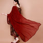 Alia Cut Printed & Embroidered Kurta With Pant & Dupatta Set, Multicolor - Hiral Fashion