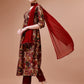 Alia Cut Printed & Embroidered Kurta With Pant & Dupatta Set, Multicolor - Hiral Fashion
