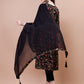 Alia Cut Embroidered & Floral Printed Rayon Kurta With Pant & Dupatta, Multicolor - Hiral Fashion