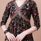 Alia Cut Embroidered & Floral Printed Rayon Kurta With Pant & Dupatta, Multicolor - Hiral Fashion