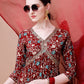 Alia Cut Embroidered & Floral Printed Rayon Kurta With Pant & Dupatta, Multicolor - Hiral Fashion