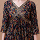Alia Cut Botanical Printed & Embroidered Rayon Kurta With Pant & Dupatta, Multicolor - Hiral Fashion