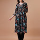 Alia Cut Hand Embroidered Floral Print Kurta With Pant & Dupatta, Multicolor - Hiral Fashion
