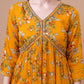 Alia Cut Hand Embroidered Floral Print Kurta With Pant & Dupatta, Multicolor - Hiral Fashion