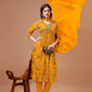 Alia Cut Hand Embroidered Floral Print Kurta With Pant & Dupatta, Multicolor - Hiral Fashion