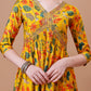 Alia Cut Embroidered & Floral Printed Kurta With Pant & Dupatta, Multicolor - Hiral Fashion