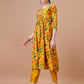 Alia Cut Embroidered & Floral Printed Kurta With Pant & Dupatta, Multicolor - Hiral Fashion
